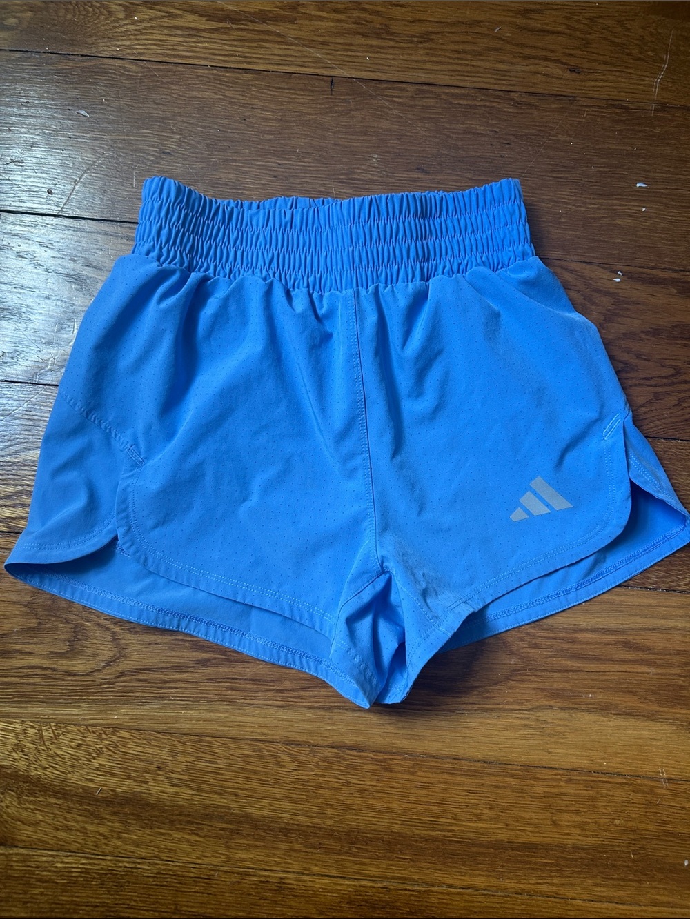 adidas Women's Periwinkle Performance Running Shorts XS 3inch
